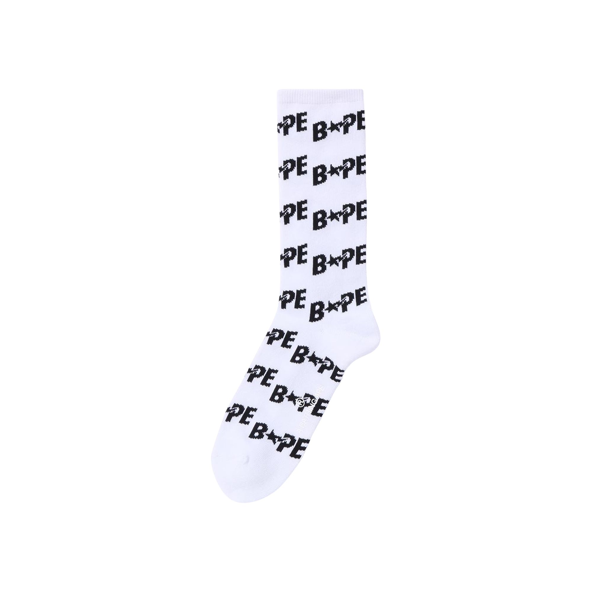 Pre-owned Bape Sta Socks 'white'