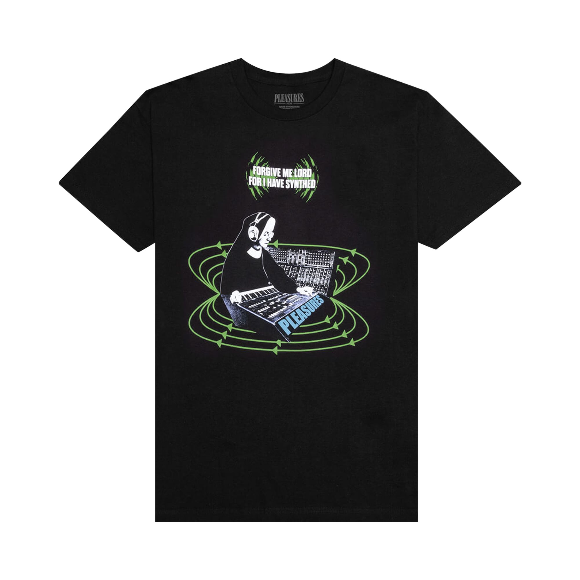 Pre-owned Pleasures Synth T-shirt 'black' | Men's Size Xl