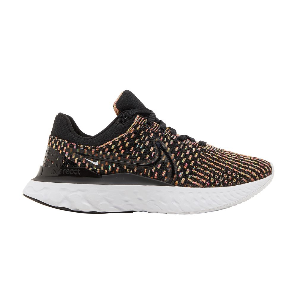 Nike Wmns React Infinity Run Flyknit 3 'Black Multi' | Women's Size 9