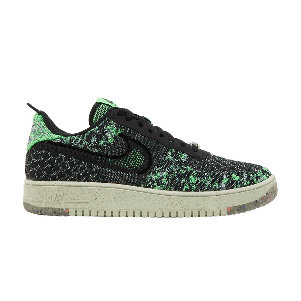 Nike Air Force 1 Crater Flyknit Next Nature 'Black Volt' | Men's Size 9.5
