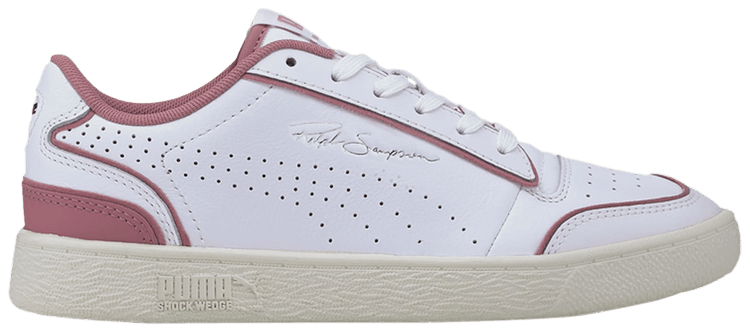 Puma Ralph Sampson Lo Perforated Outline   White Foxglove