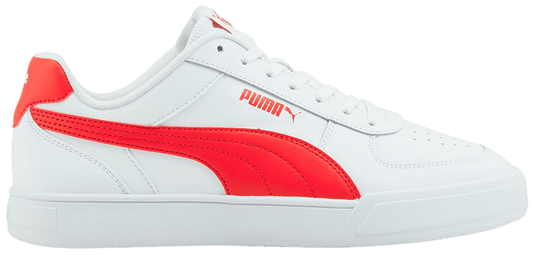 Puma Caven White High Risk Red