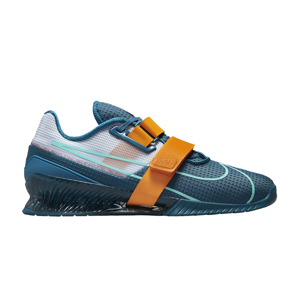 Pre-owned Nike Romaleos 4 'marina Kumquat' In Blue