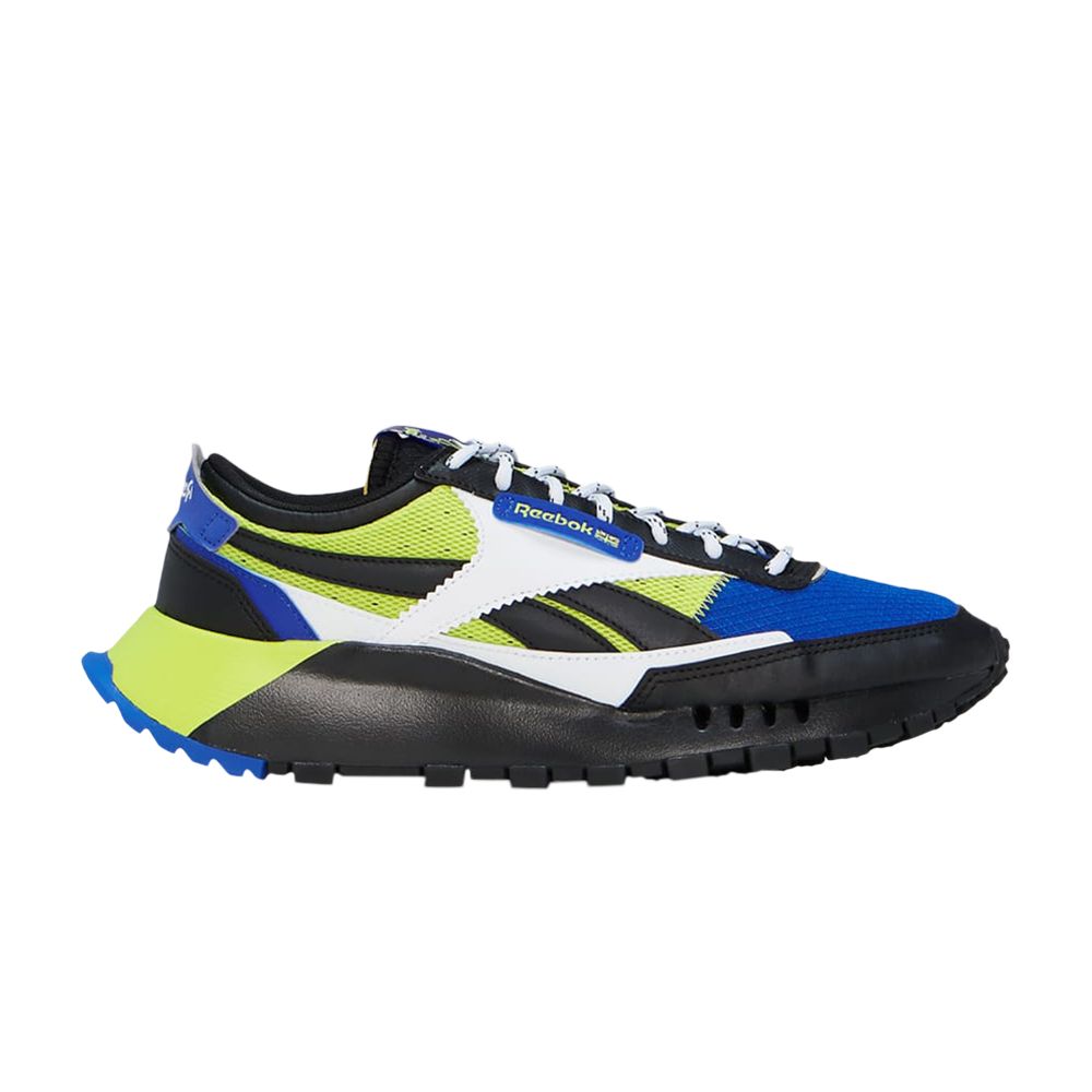 Pre-owned Reebok Classic Leather Legacy J 'cobalt Yellow' | Blue | Kid's Size 5