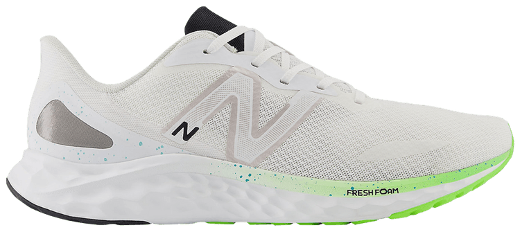 New Balance Fresh Foam Arishi v4 4E Wide White Pixel Green