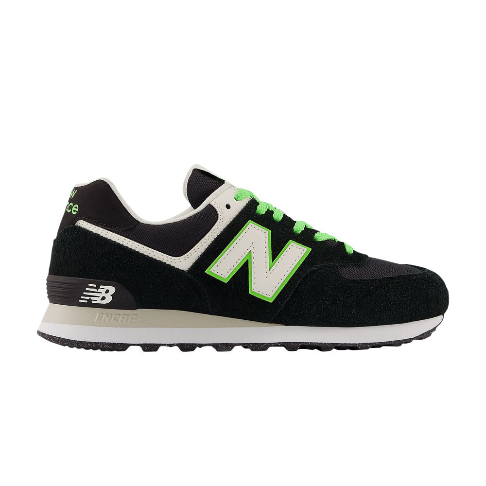 Pre-owned New Balance 574 'black Green'