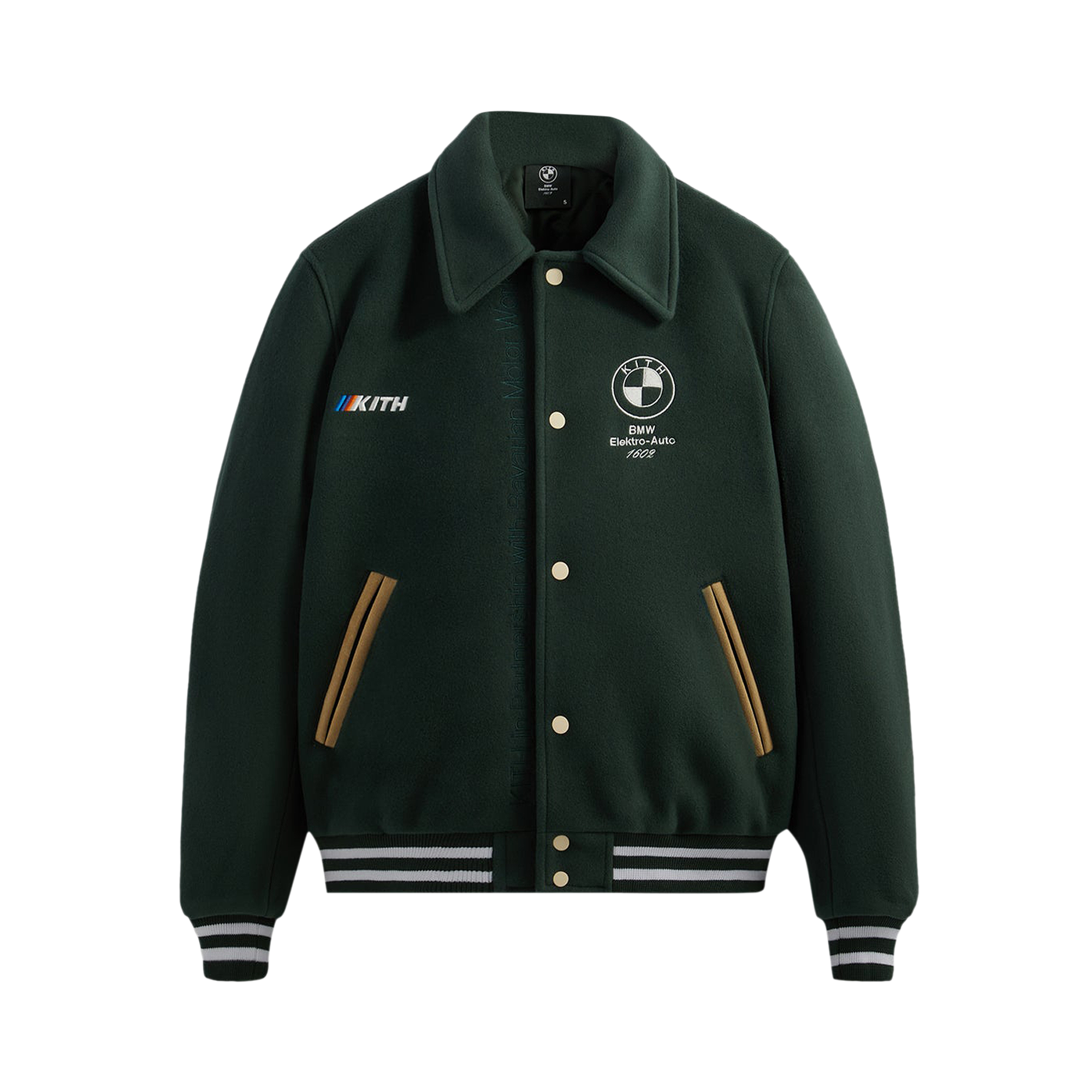 Pre-owned Kith For Bmw Coaches Jacket 'vitality' In Green