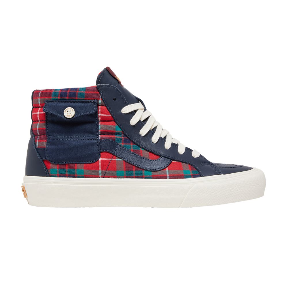 Vans Baracuta x Sk8-Hi Pocket Vault LX 'Tartan Plaid' | Blue | Men's Size 9