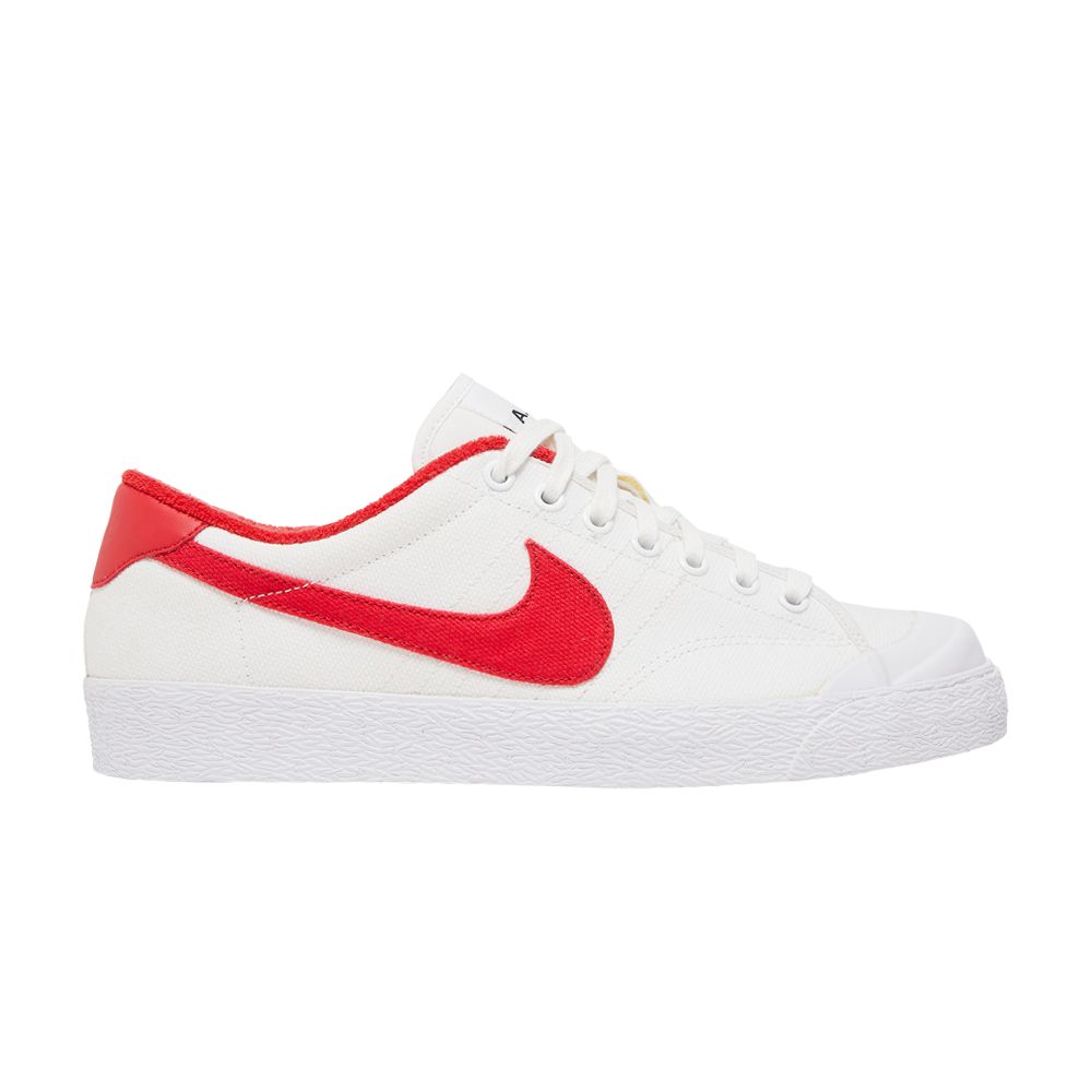 Nike A.P.C. x All Court Premium TZ 'Comet Red' Sample | White | Men's Size 14 - 352537-162-XB