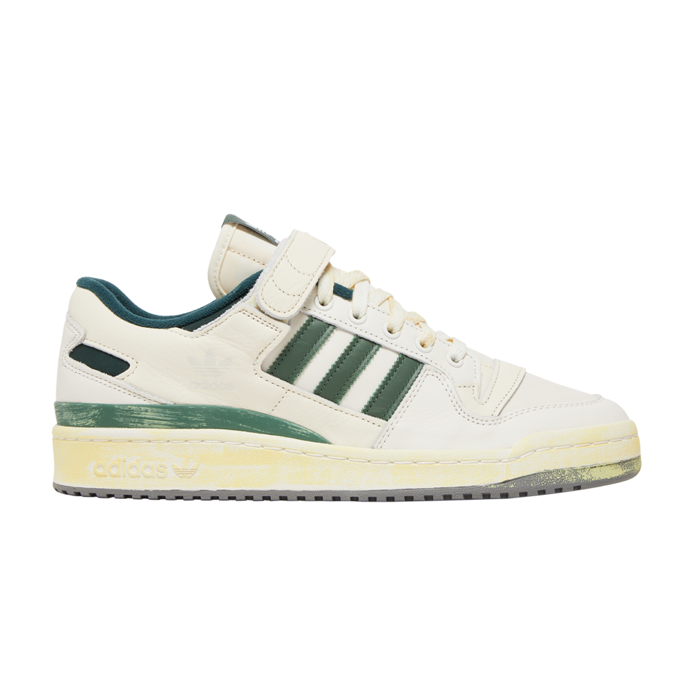 Pre-owned Adidas Originals Forum 84 Low Aec 'vintage Pack - Green Oxide' In White