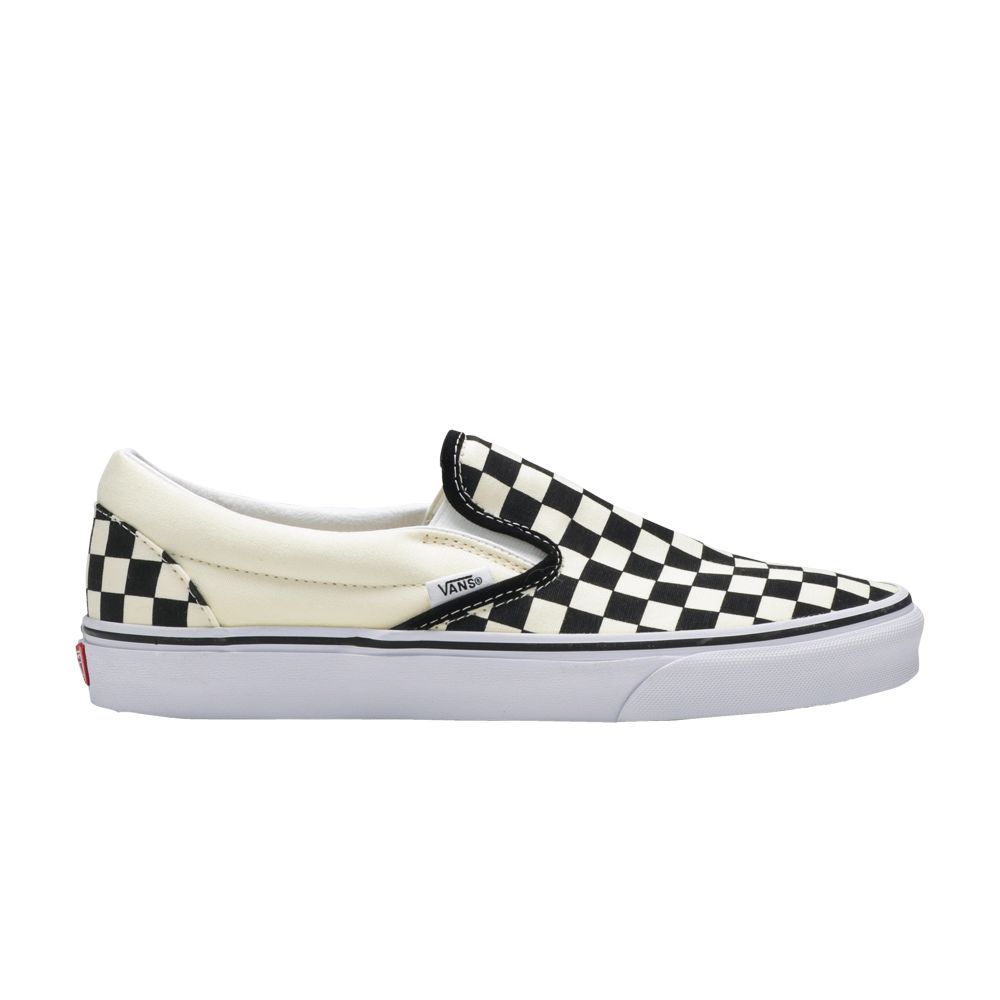 Vans Classic Slip-On 'Checkerboard' | White | Men's Size 7.5