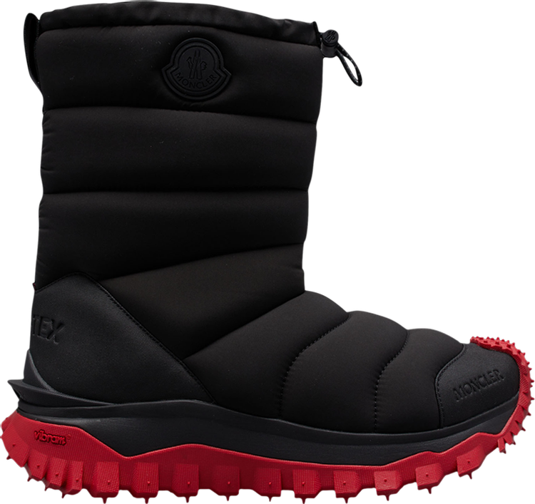 Moncler Trailgrip Après Boots GORE-TEX 'Black Red'