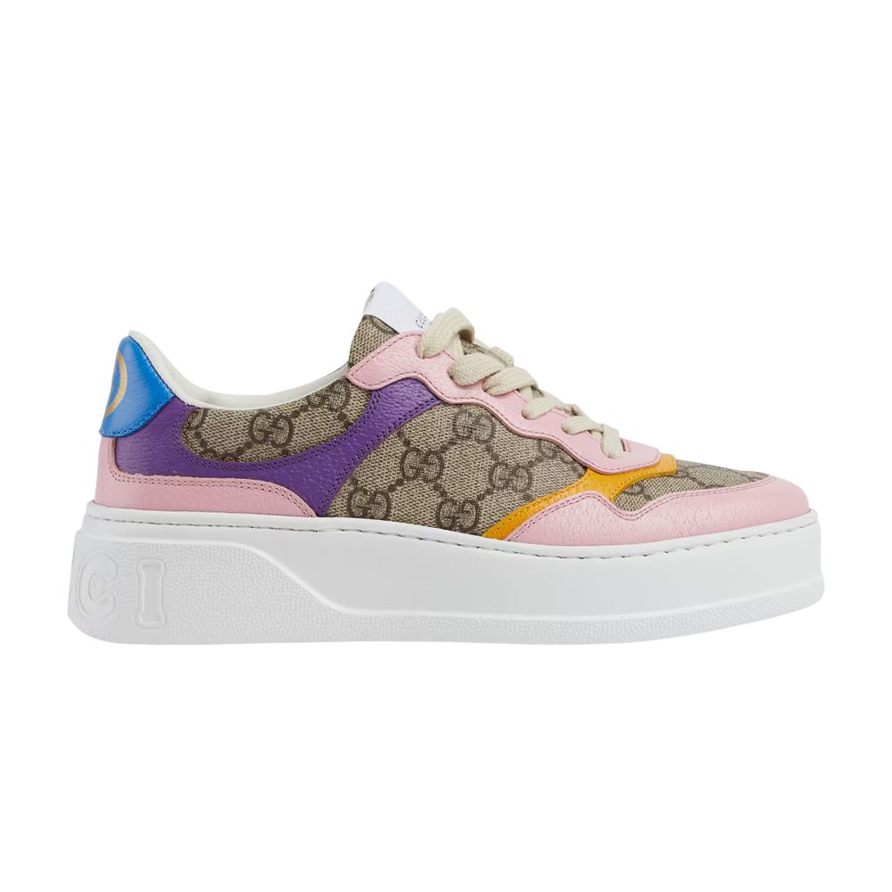 Pre-owned Gucci Wmns Gg Sneaker 'beige Multi Monogram' In Brown