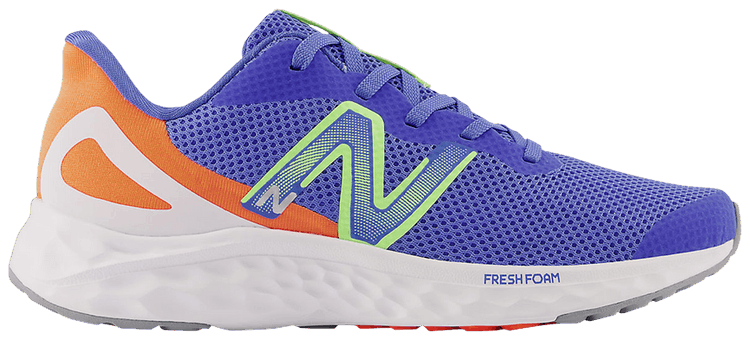 New Balance Fresh Foam Arishi v4 Big Kid Wide Bright Lapis Neon Dragonfly