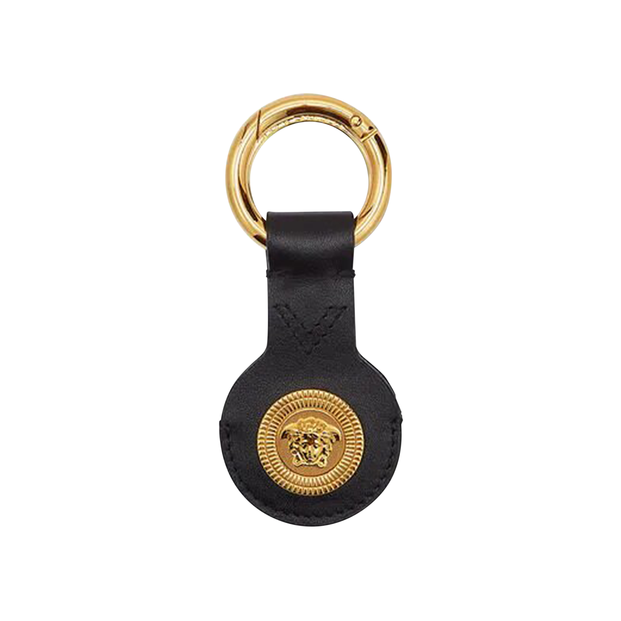 Louis Vuitton Spotlight Mini Keepall Key Holder and Bag Charm Black Leather & Metal