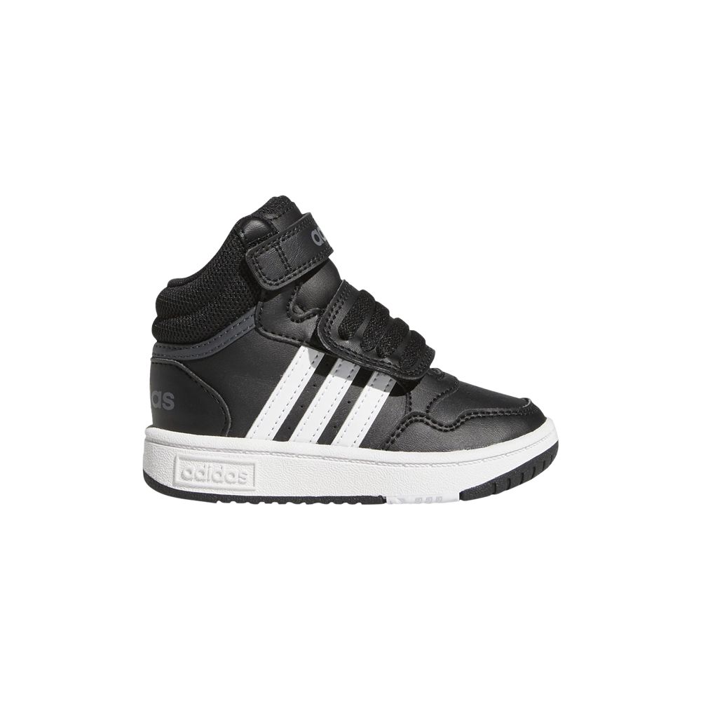 Pre-owned Adidas Originals Adidas Hoops Mid I 'black White' | Infant Size 9