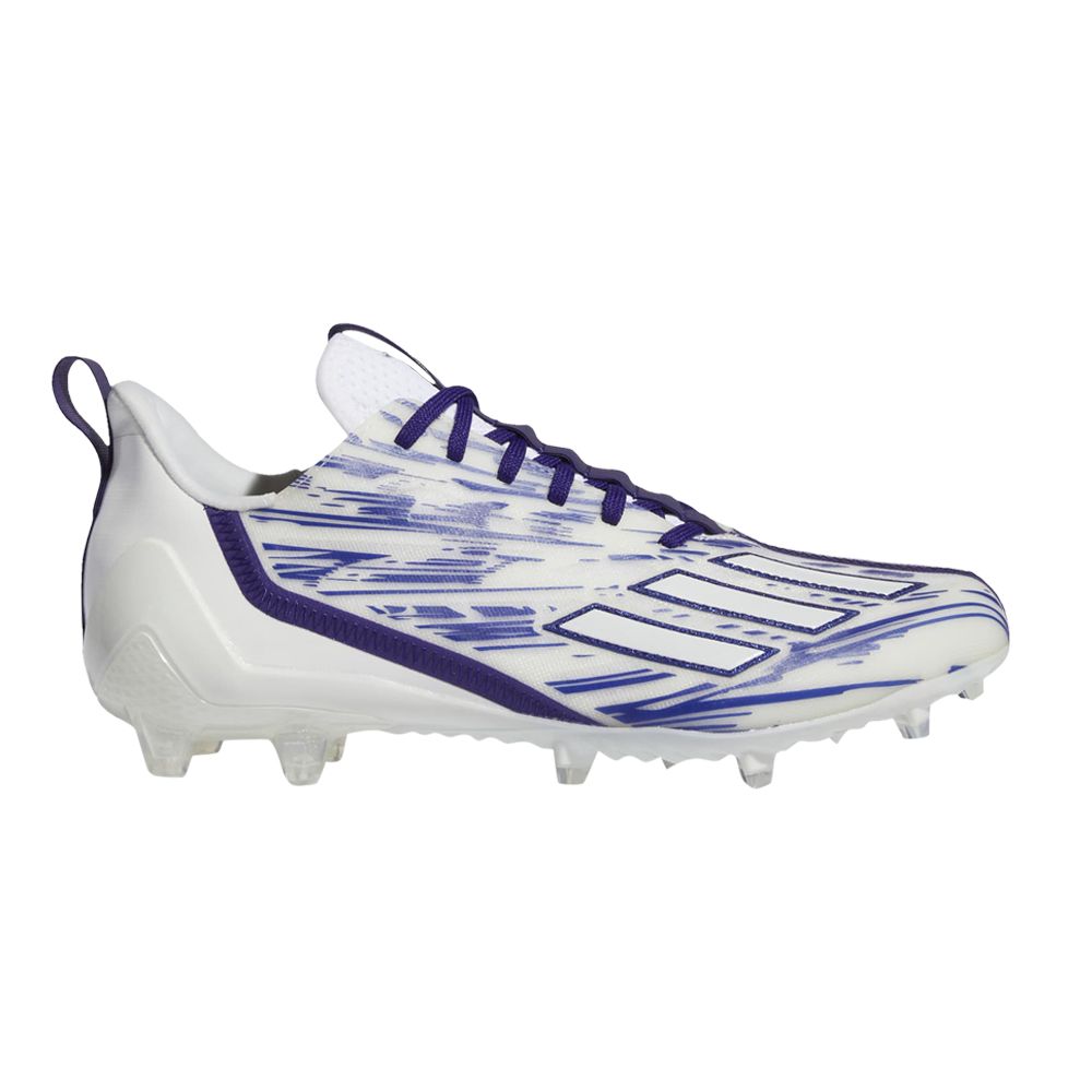 Adizero Cleats 'White Team College Purple' - GZ6914