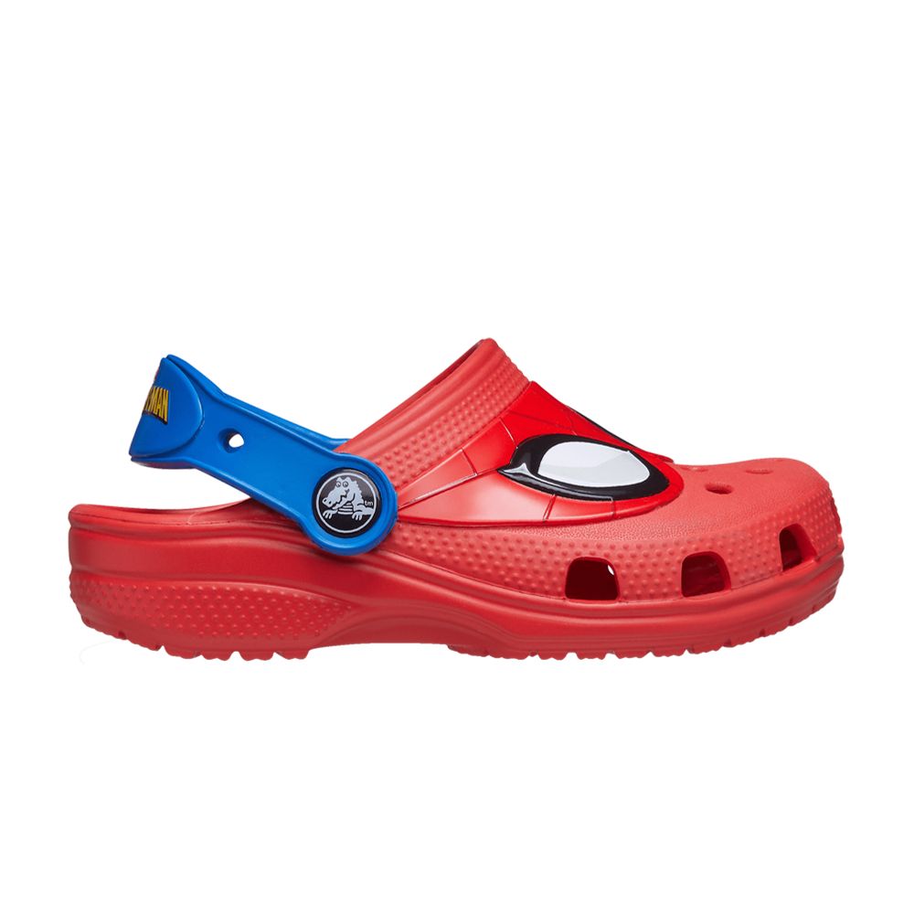 Pre-owned Crocs Marvel X  Classic Clog Kids 'fun Lab - I Am Spider Man' | Red | Kid's Size 2