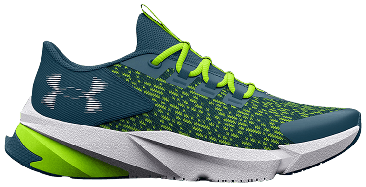 Under Armour Scramjet 5 GS Static Blue Lime