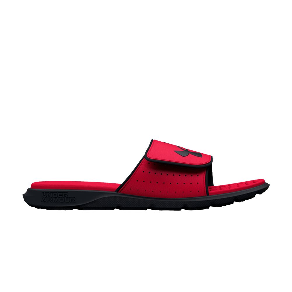 Pre-owned Under Armour Ignite 7 Slide Gs 'red Black' | Kid's Size 5
