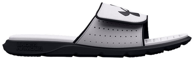 Under Armour Ignite 7 Graphic Footbed Slide GS White Black