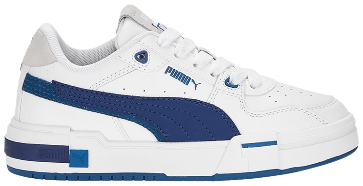 Puma CA Pro Big Kid Glitch   White Lake Blue