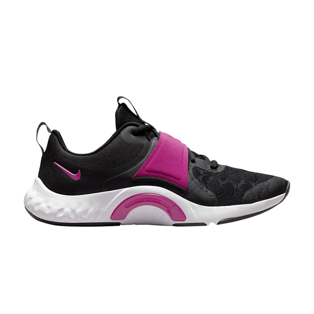 Pre-owned Nike Wmns Renew In-season Tr 12 'black Active Pink'