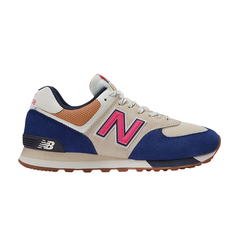 New Balance 574 'Taupe Navy Blue' | Cream | Men's Size 13