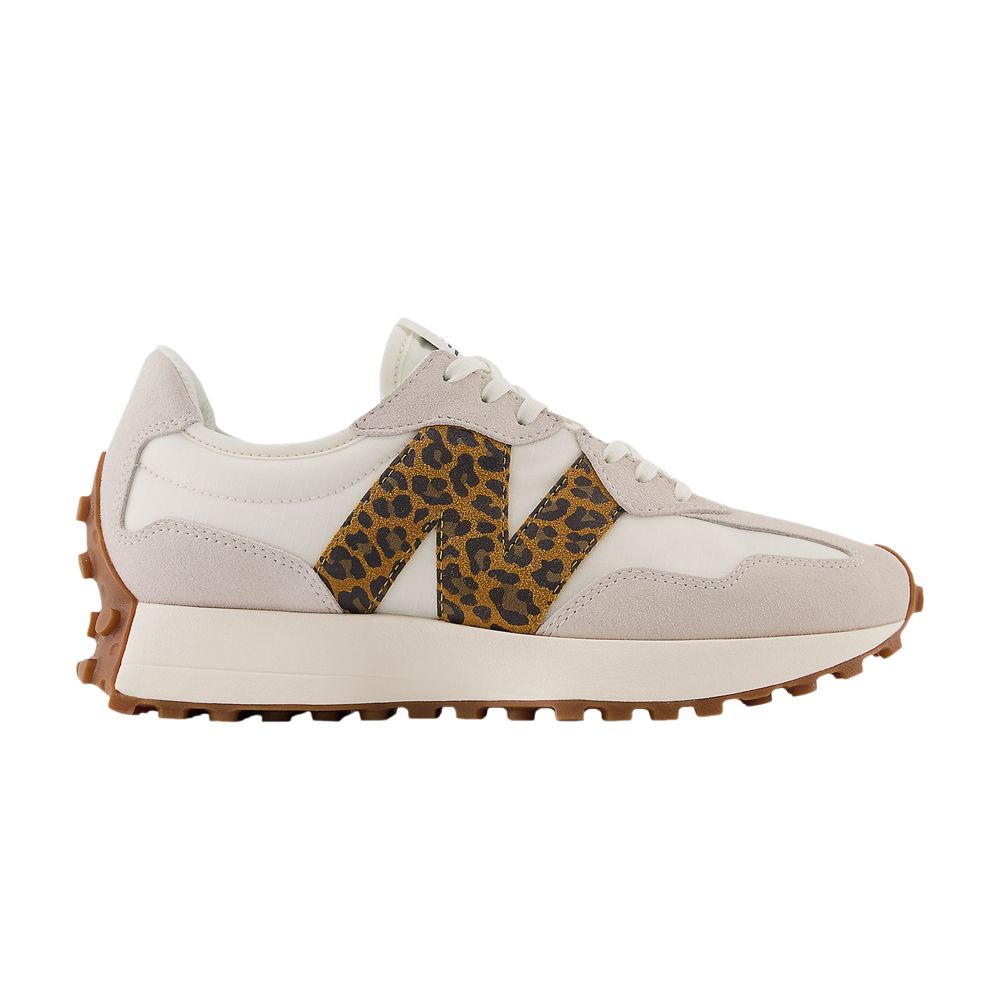 Pre-owned New Balance Wmns 327 'phantom Leopard' In Cream
