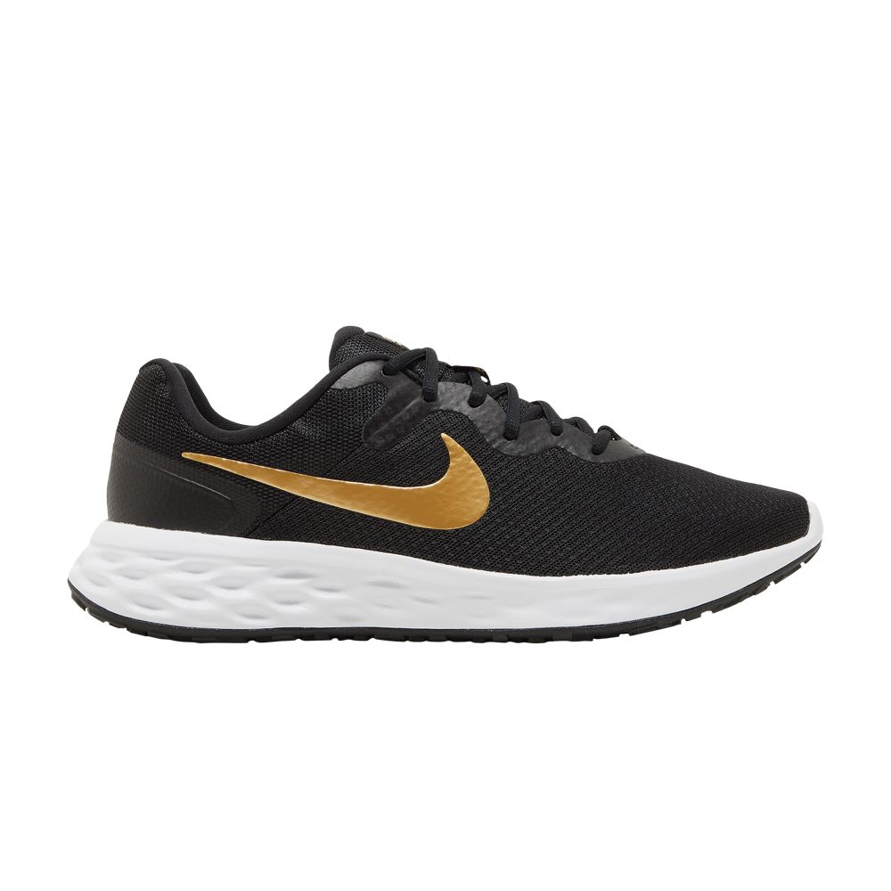 Nike Revolution 6 'Black Metallic Gold' | Men's Size 9.5