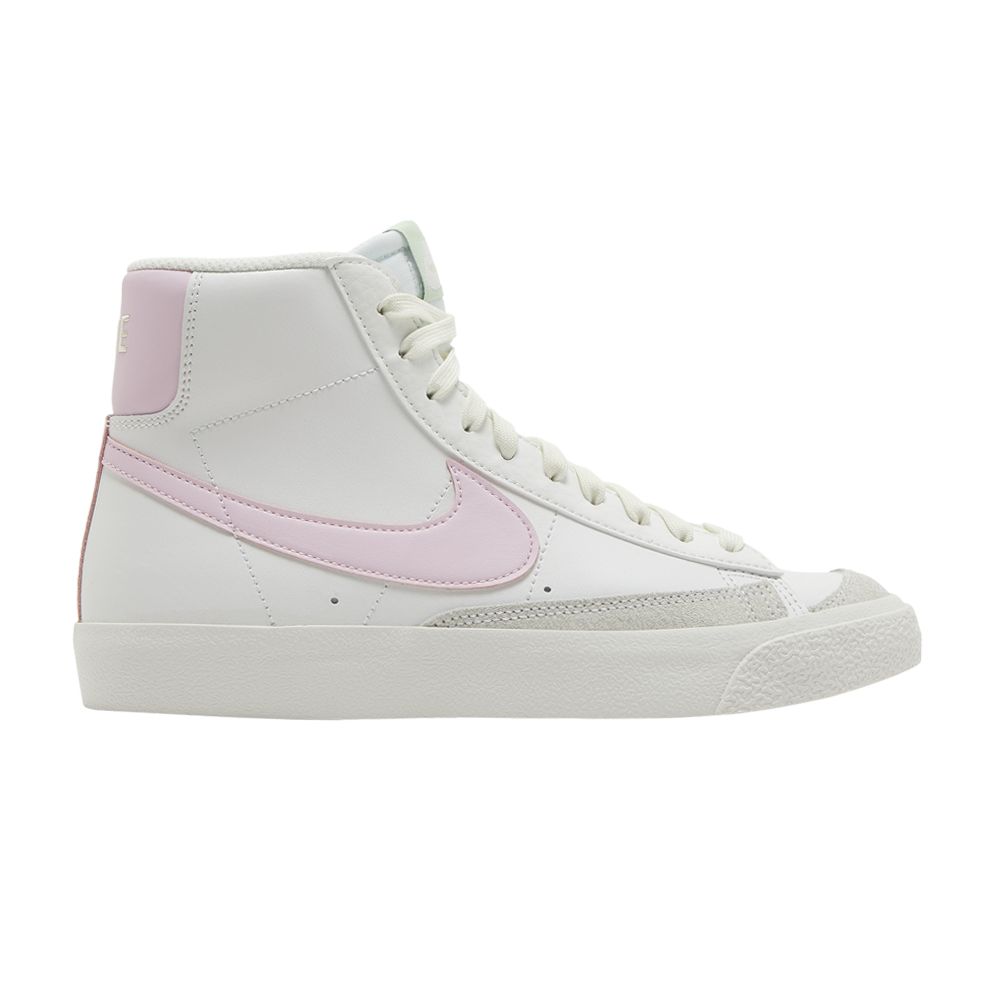 Pre-owned Nike Blazer Mid '77 Gs 'white Pink Foam' | Kid's Size 4