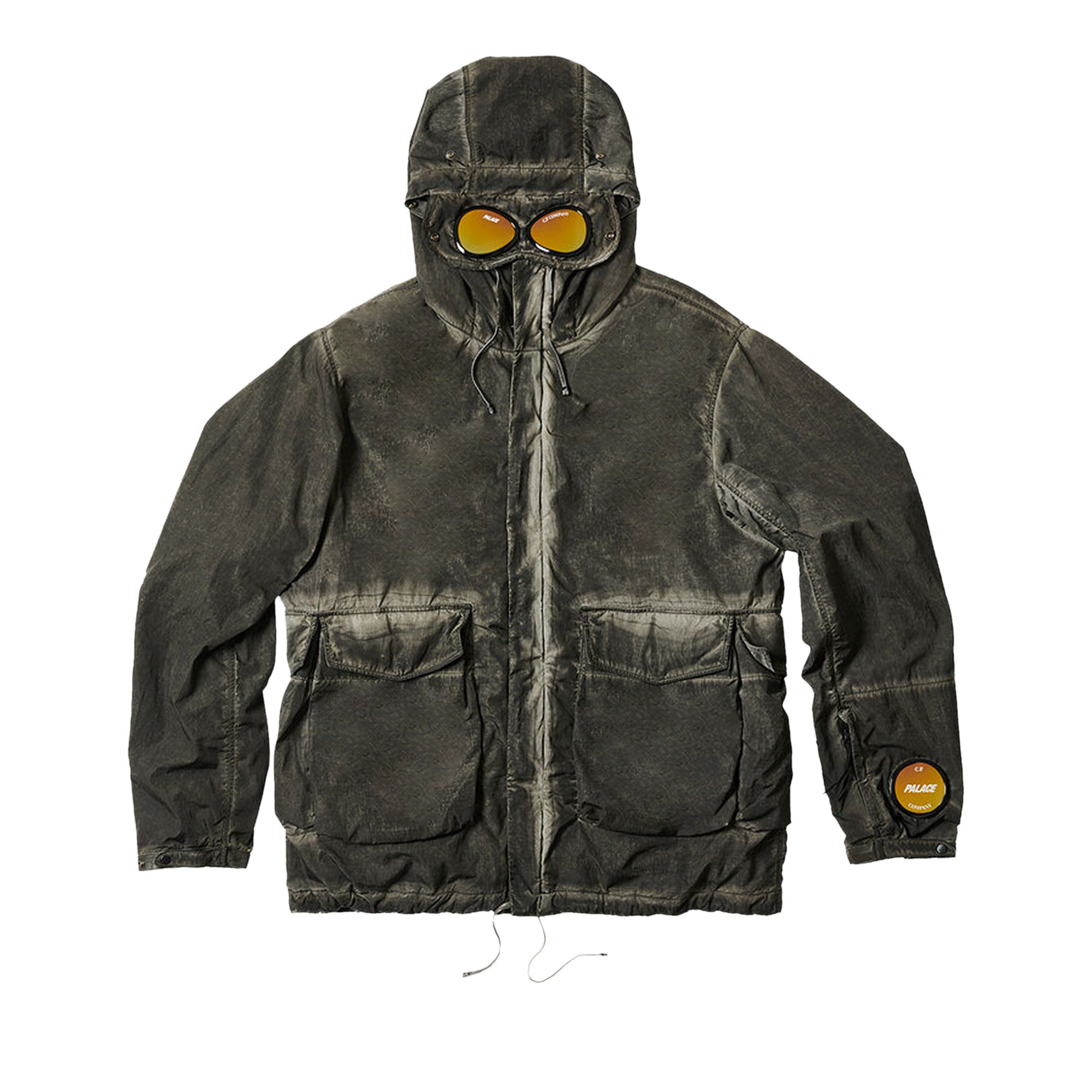 Pre-owned Palace X C.p. Company Shell Goggle Jacket 'black'