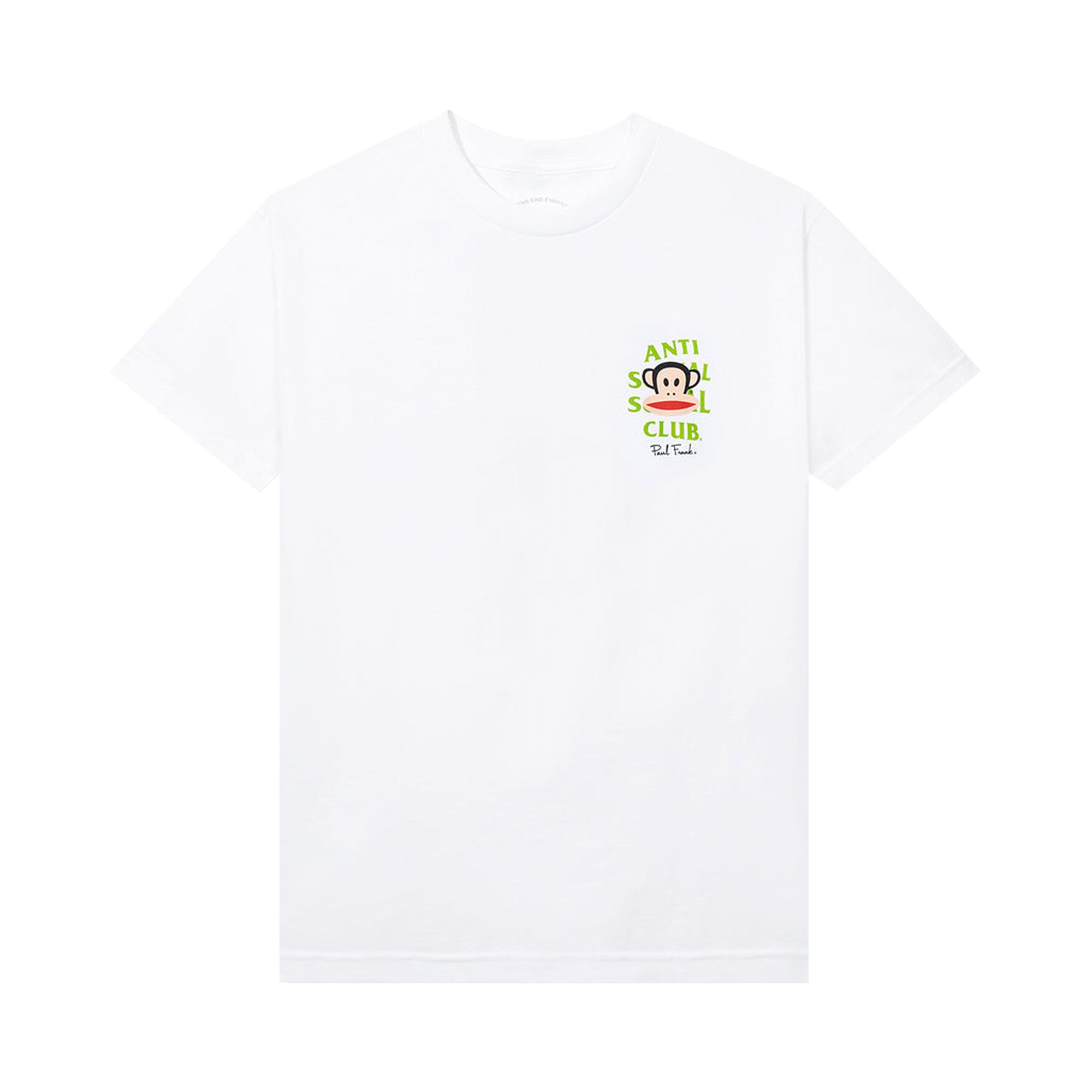 Pre-owned Anti Social Social Club X Paul Frank Lounge Tee 'white' | Men's Size Xl
