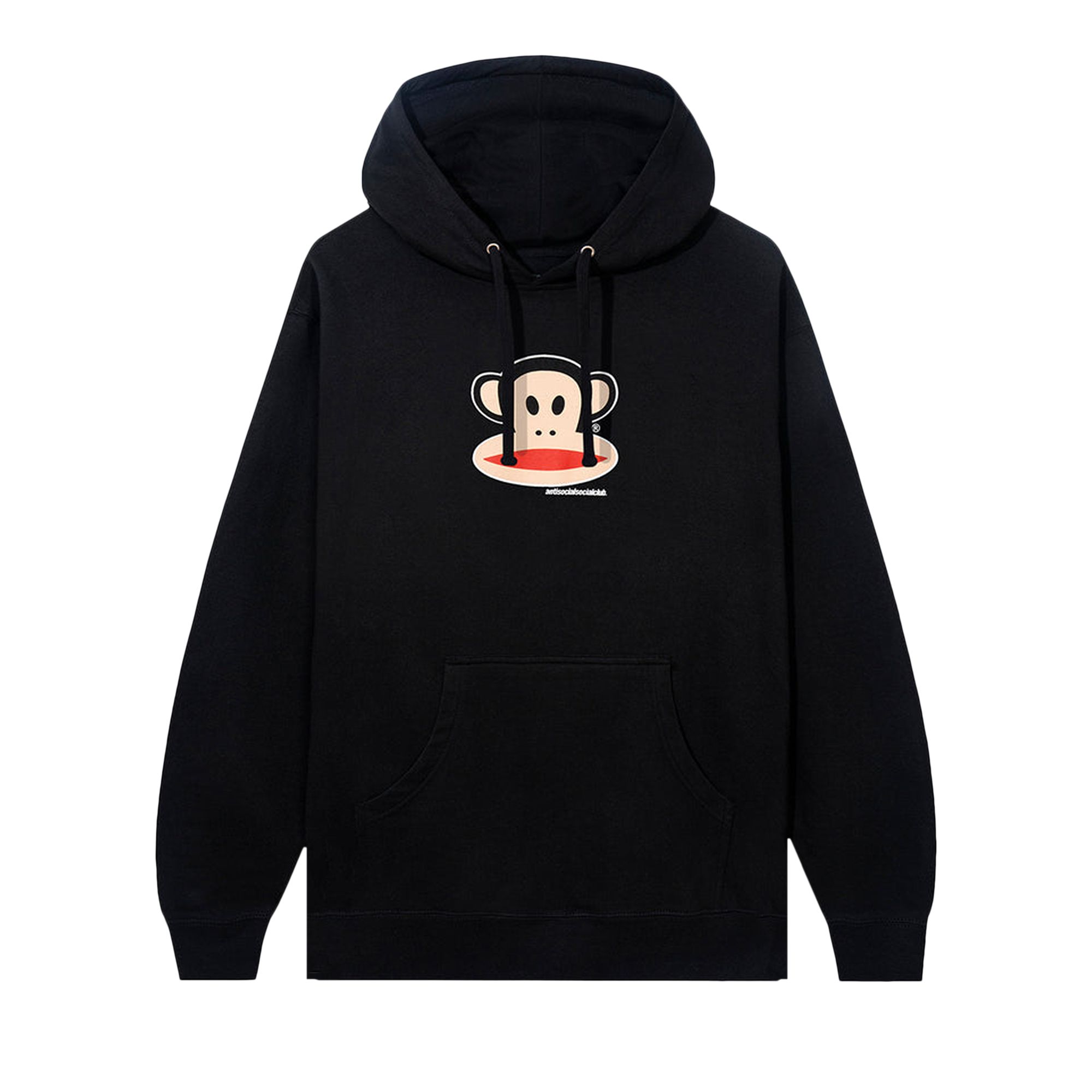 Pre-owned Anti Social Social Club X Paul Frank Hoodie 'black' | Men's Size Xl