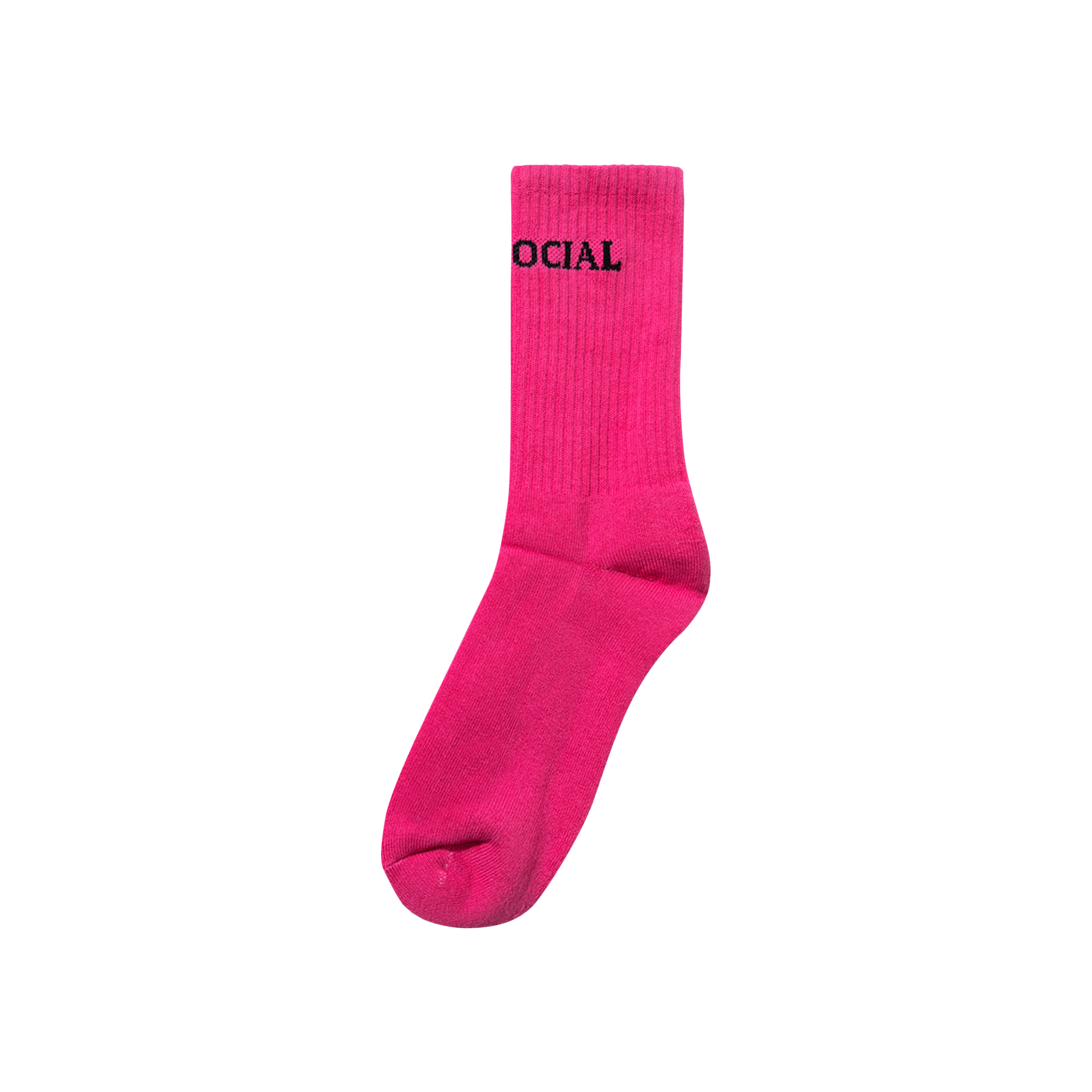 Pre-owned Anti Social Social Club Catchphrase Socks 'pink'