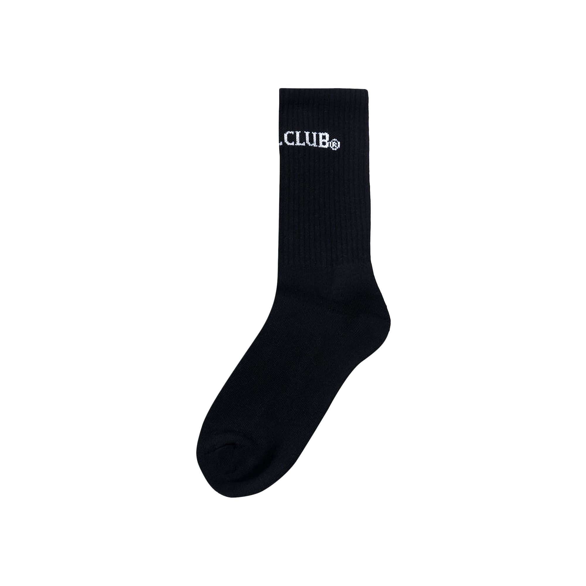 Pre-owned Anti Social Social Club Catchphrase Socks 'black' | Men's Size Onesize