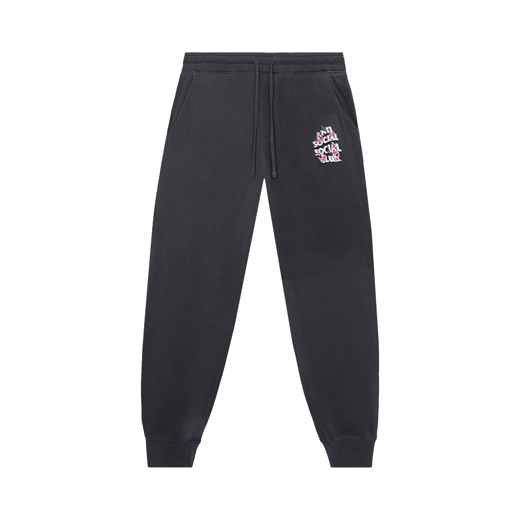 Pre-owned Anti Social Social Club 3.0 Washed Sweat Pants 'black'