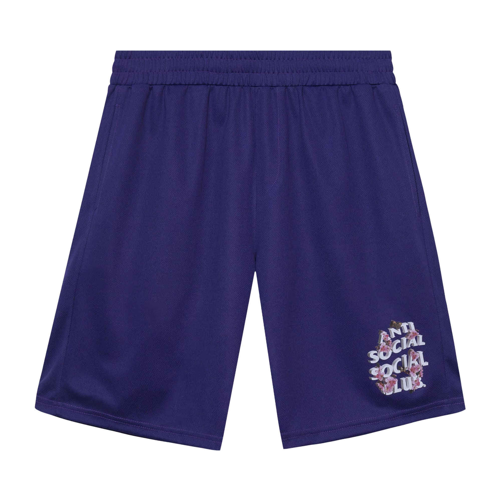 Pre-owned Anti Social Social Club Drama Club Mesh Shorts 'purple' | Men's Size Xxl