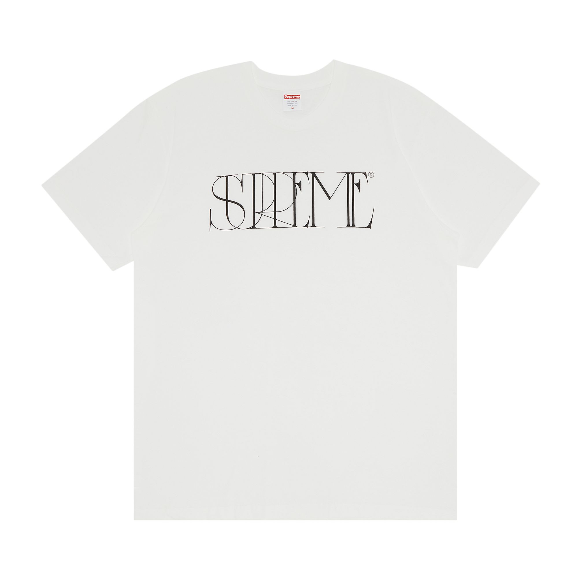 SUPREME SUPREME TRADEMARK TEE 'WHITE'