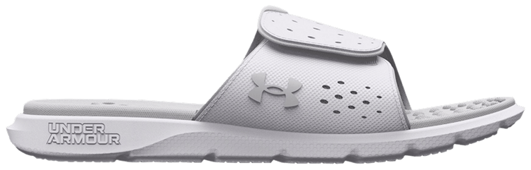 Under Armour Wmns Ignite 7 Slide White Halo Grey