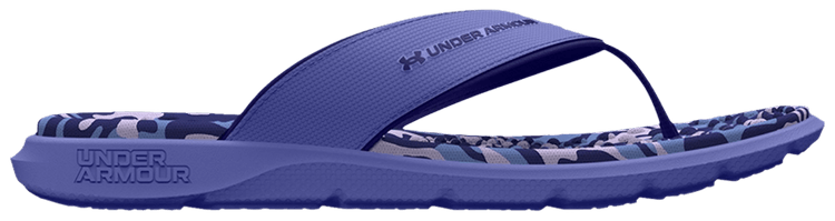 Under Armour Wmns Ignite Marbella Graphic Sandal Baja Blue Camo