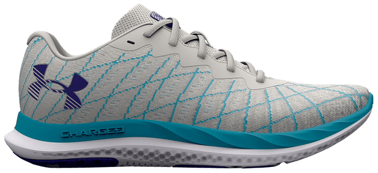 Under Armour Wmns Charged Breeze 2 Grey Mist Blue Surf