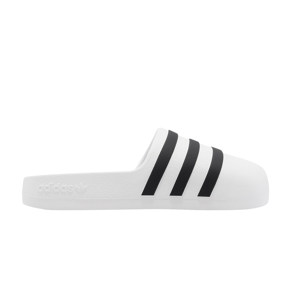 Pre-owned Adidas Originals Adifom Adilette Slide 'white Black'