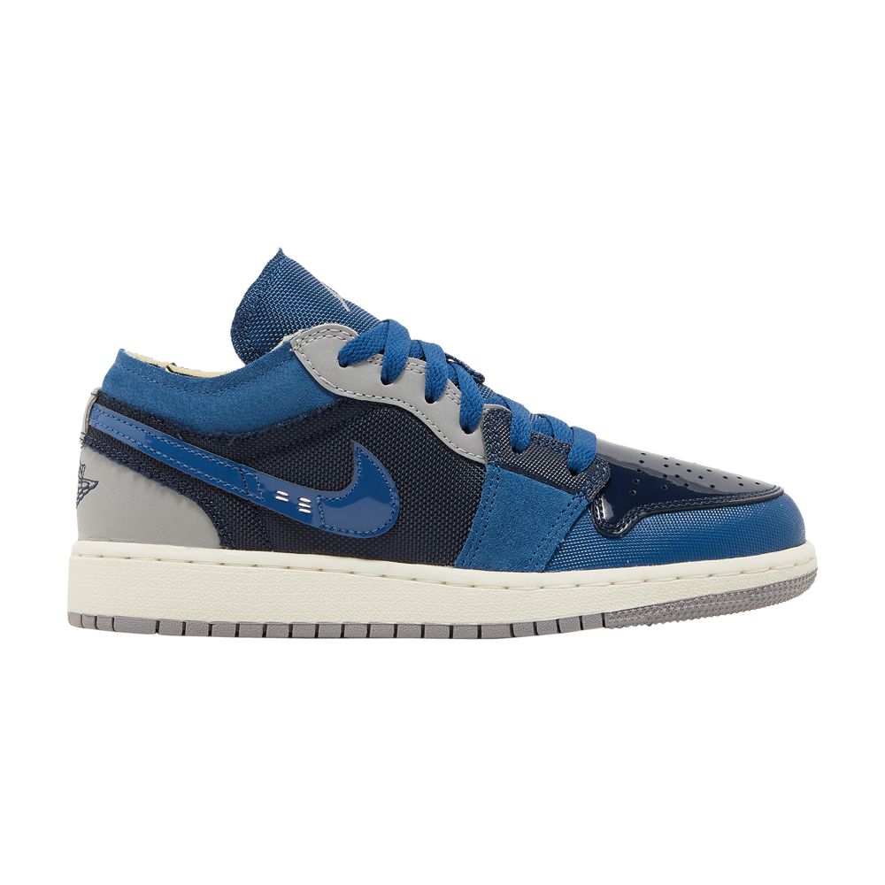 Air Jordan 1 Low SE Craft GS 'Inside Out - Obsidian' | Blue | Kid's Size 5 - DX2194-400