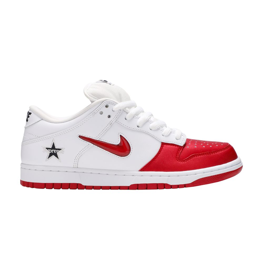 Nike Supreme x Dunk SB Low 'Varsity Red' | Men's Size 4.5