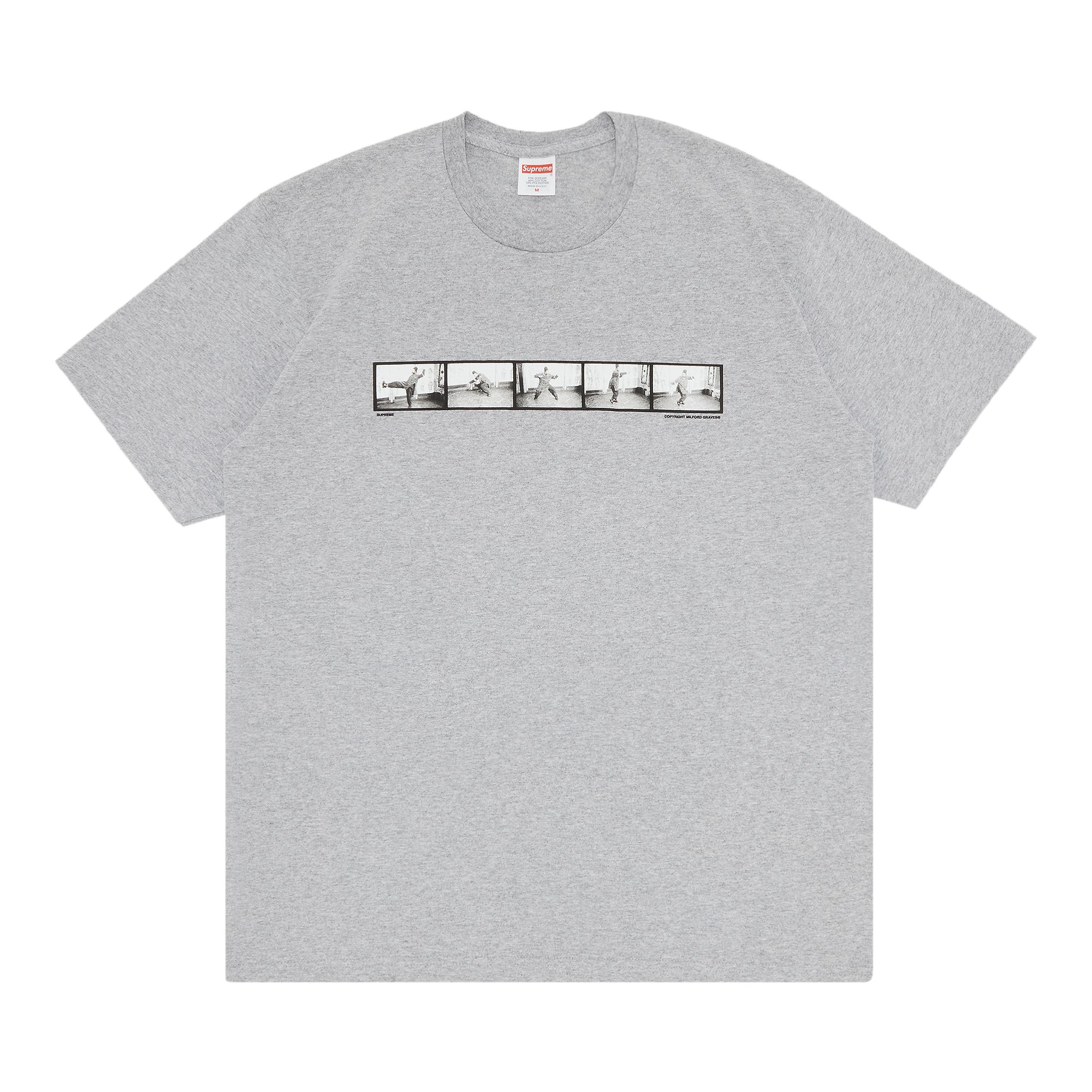SUPREME SUPREME MILFORD GRAVES TEE 'HEATHER GREY'