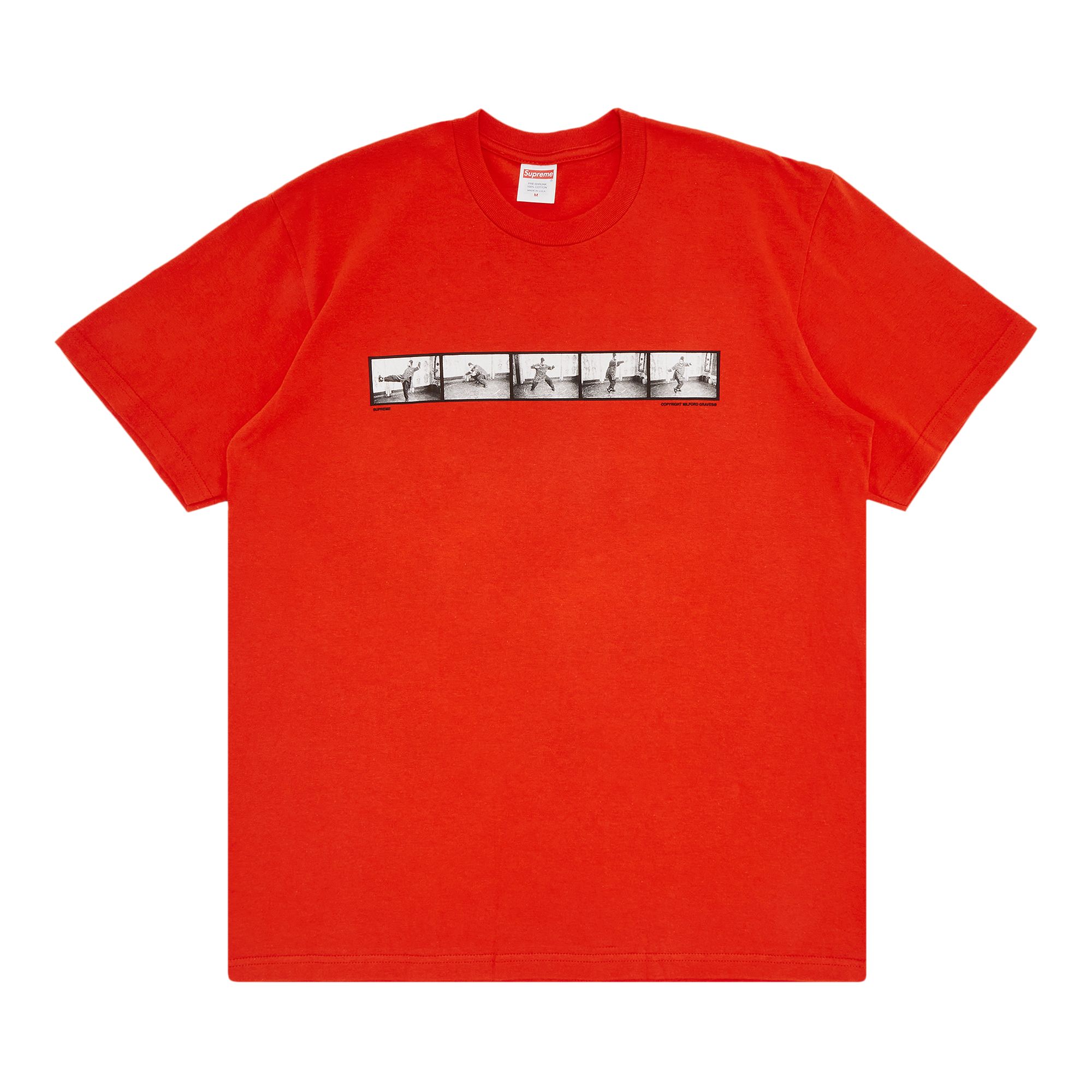 SUPREME SUPREME MILFORD GRAVES TEE 'TOMATO'