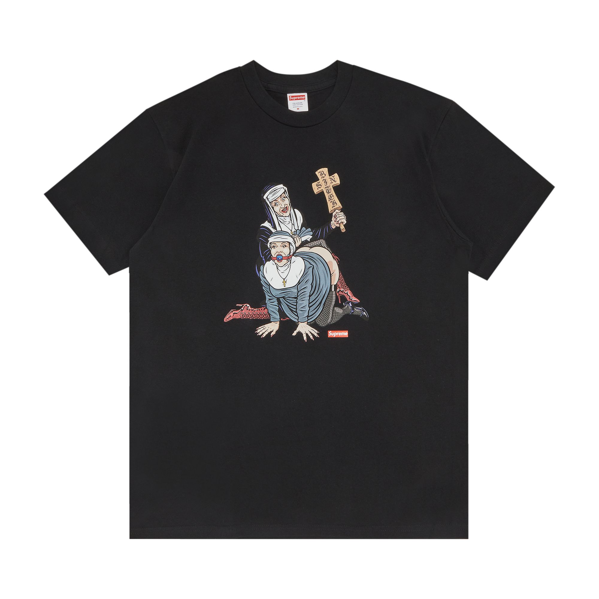 Supreme Nuns Tee 'Black' | Men's Size M