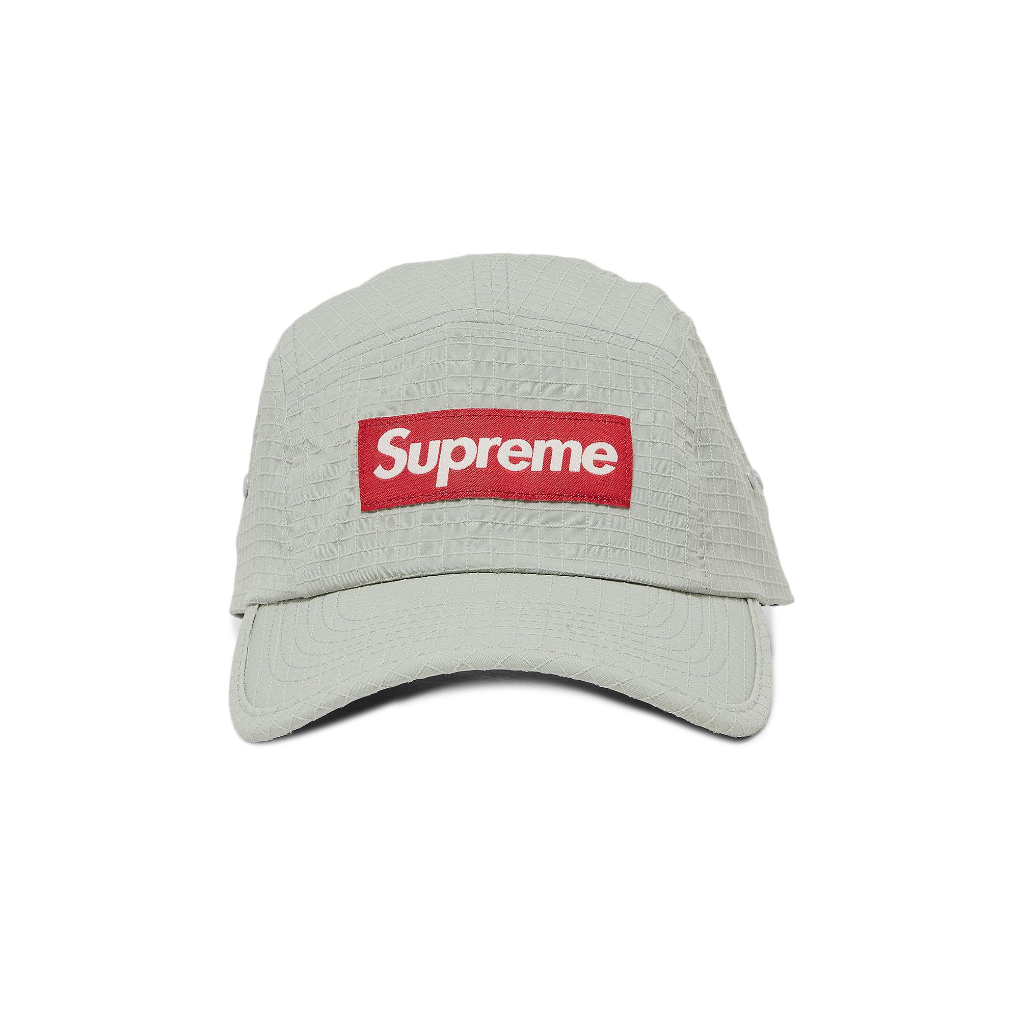 Pre-owned Supreme Glow Ripstop Camp Cap 'grey'