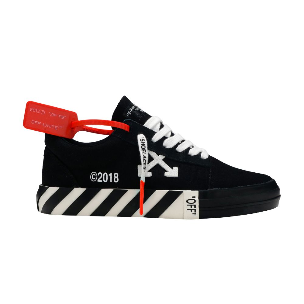 Pre-owned Off-white Wmns Vulc Low Top 'black' | Women's Size 38